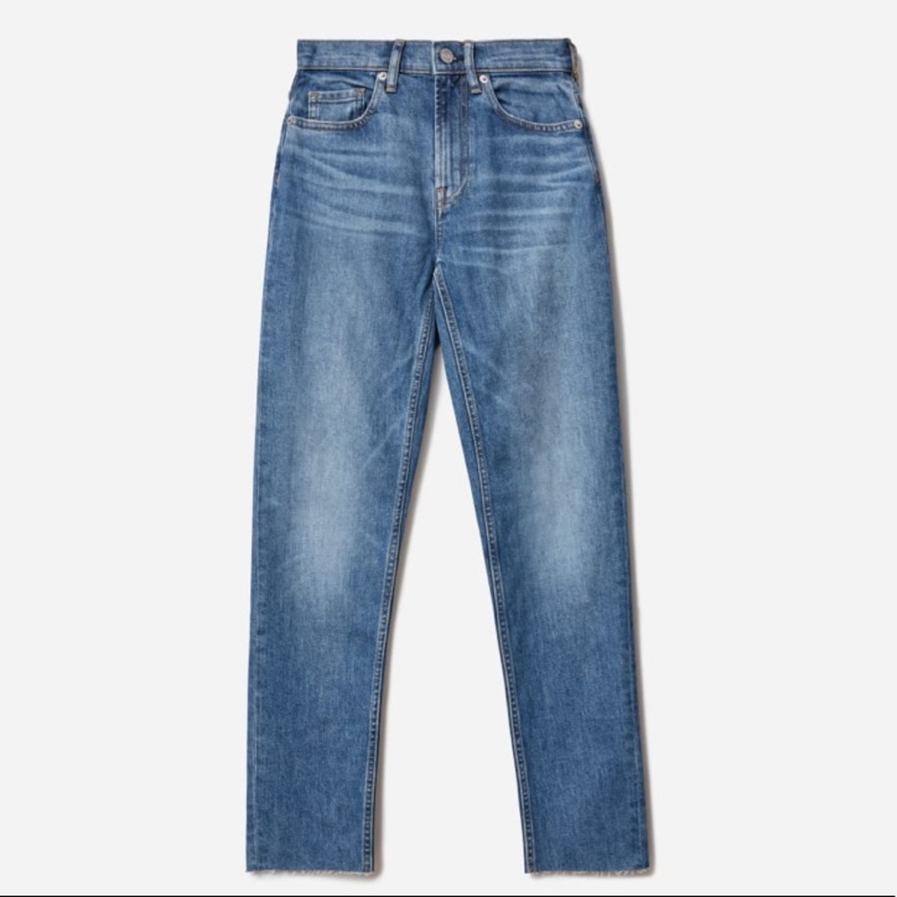 NWOT EVERLANE CURVY CHEEKY STRAIGHT JEAN - SIZE 25
